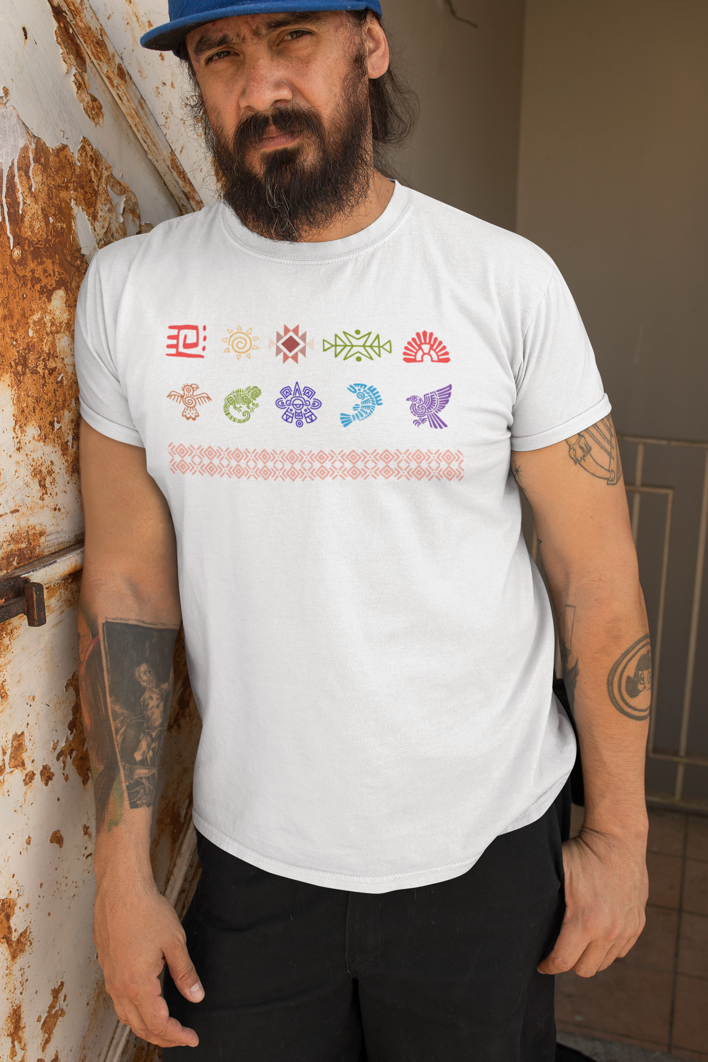 Aztec Grecas Tee