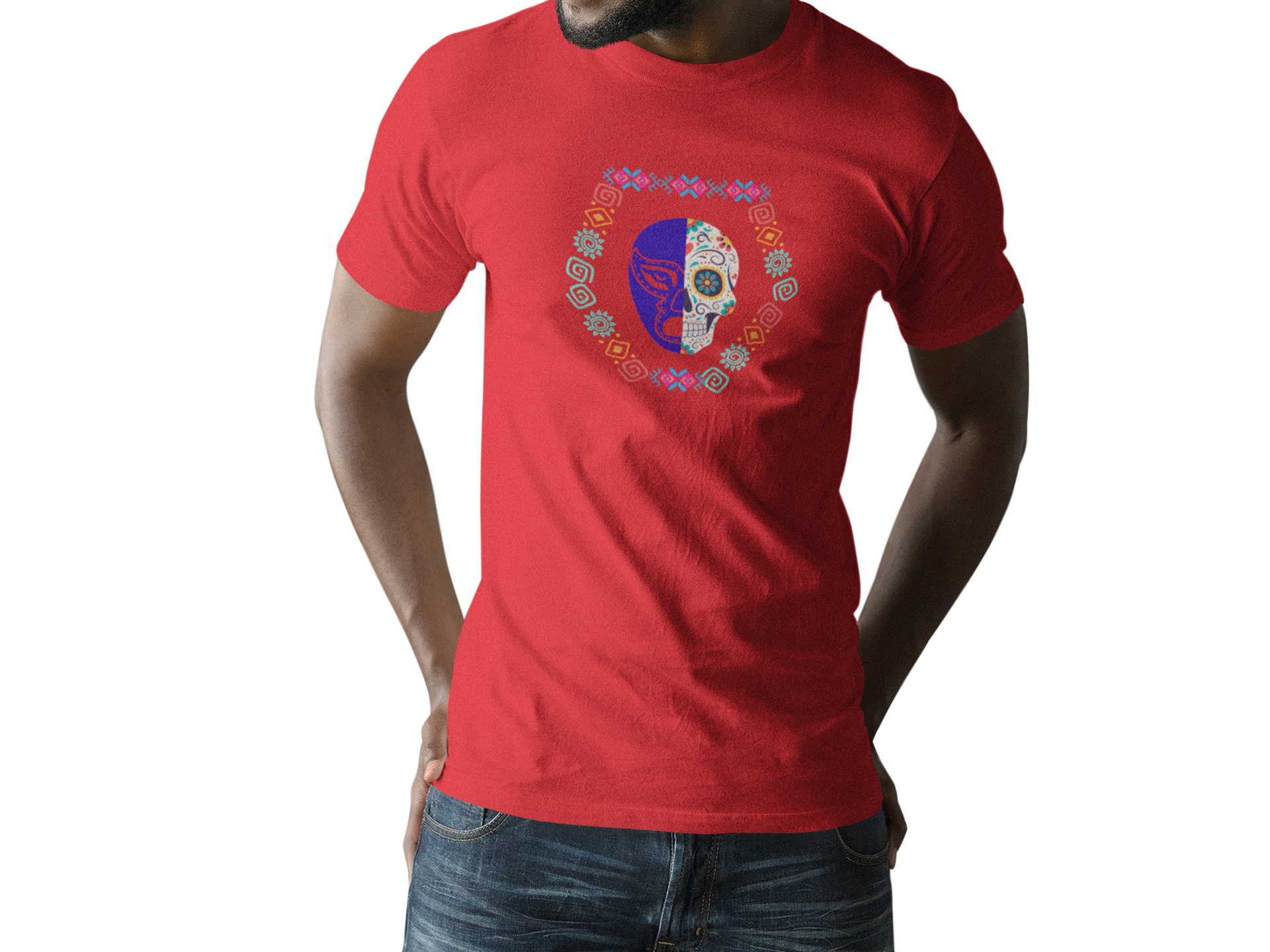 Lucha Calavera Tee
