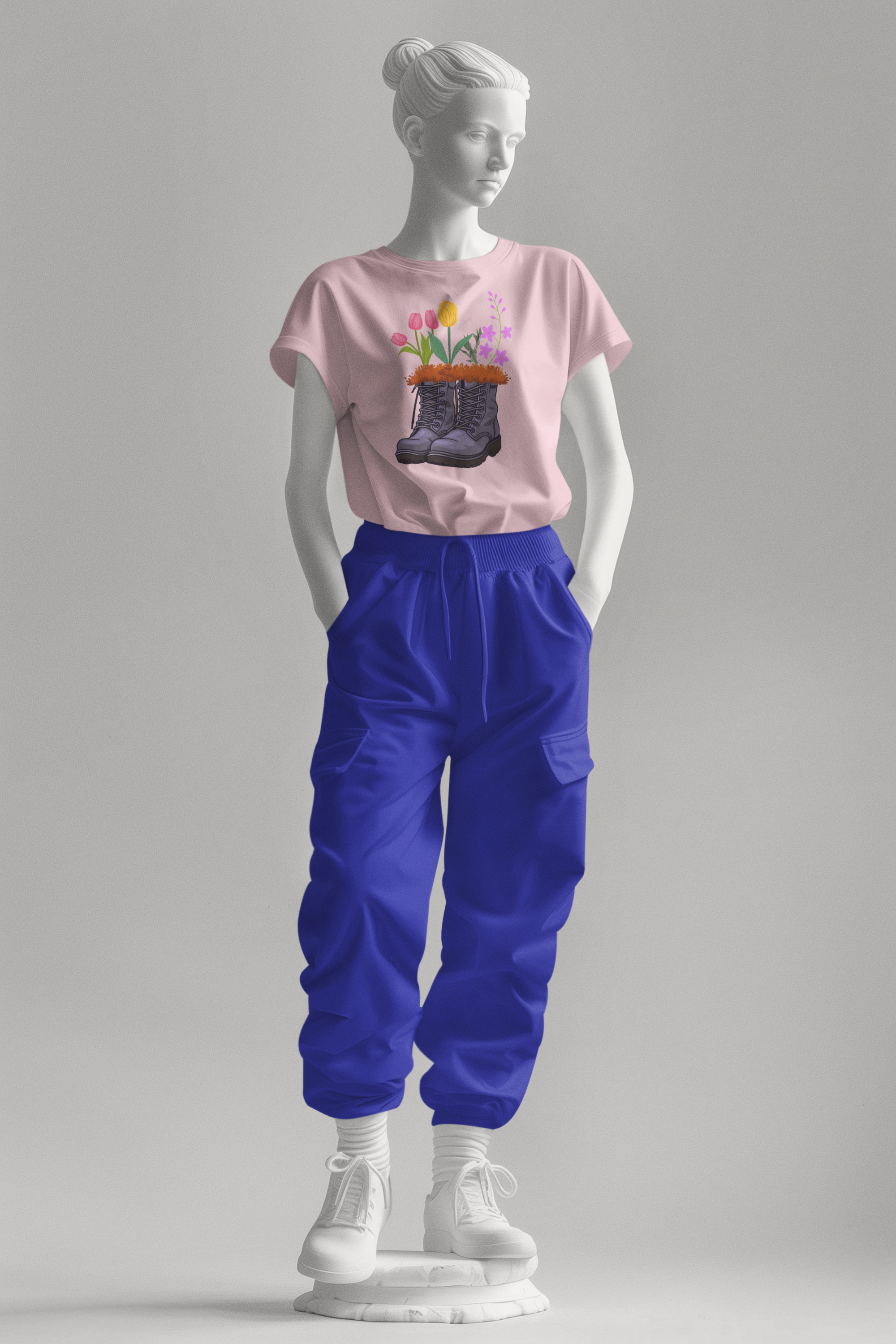 Blooming Boots Tee
