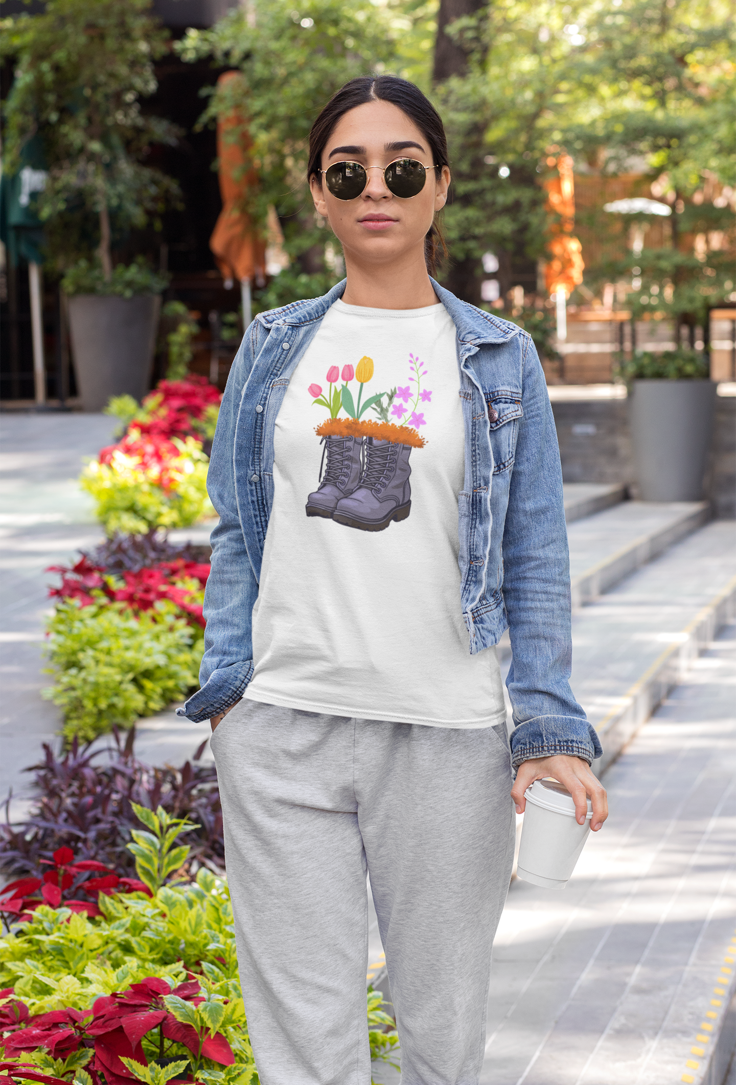 Blooming Boots Tee