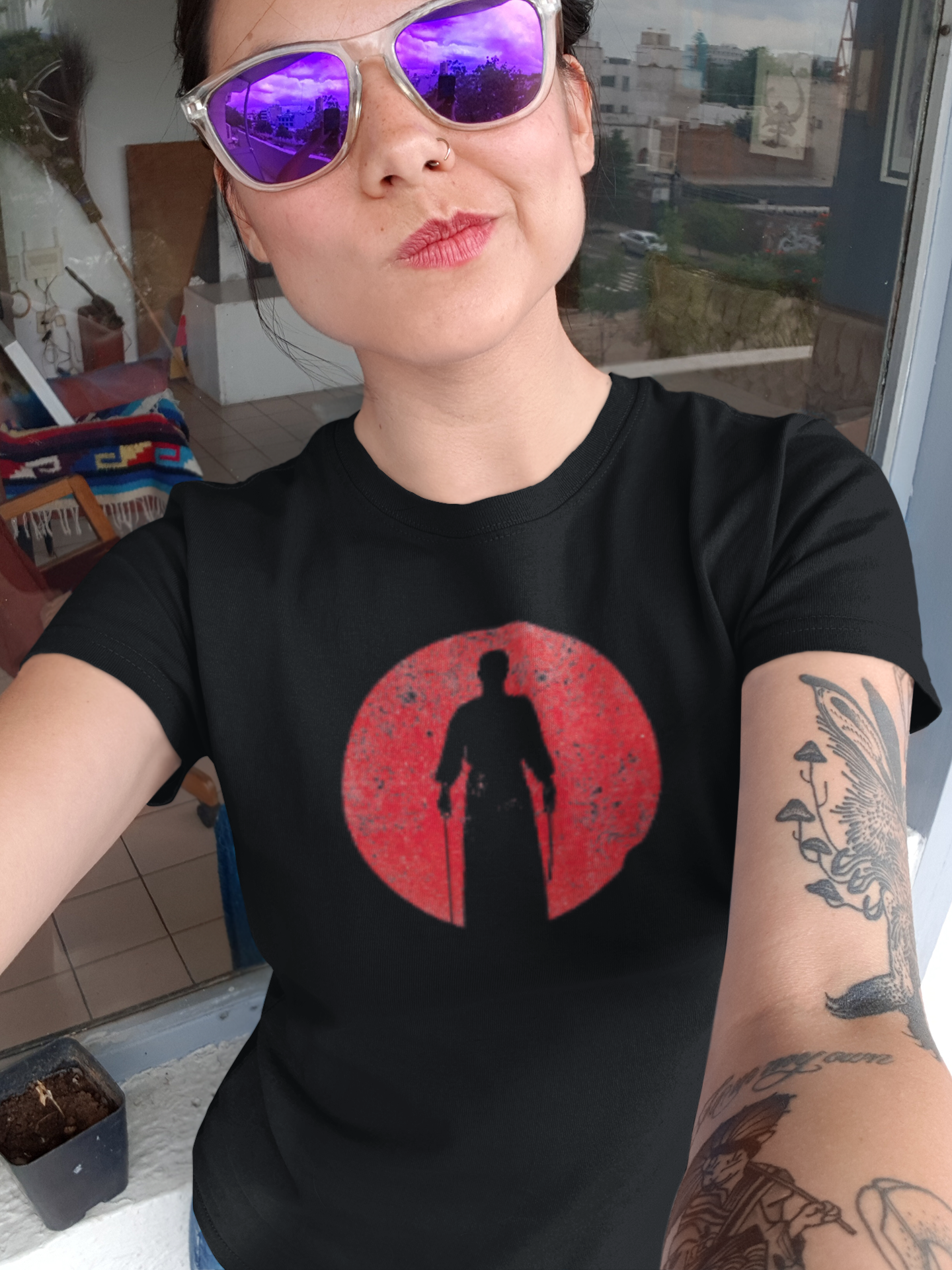 Twin Blades Rising Tee