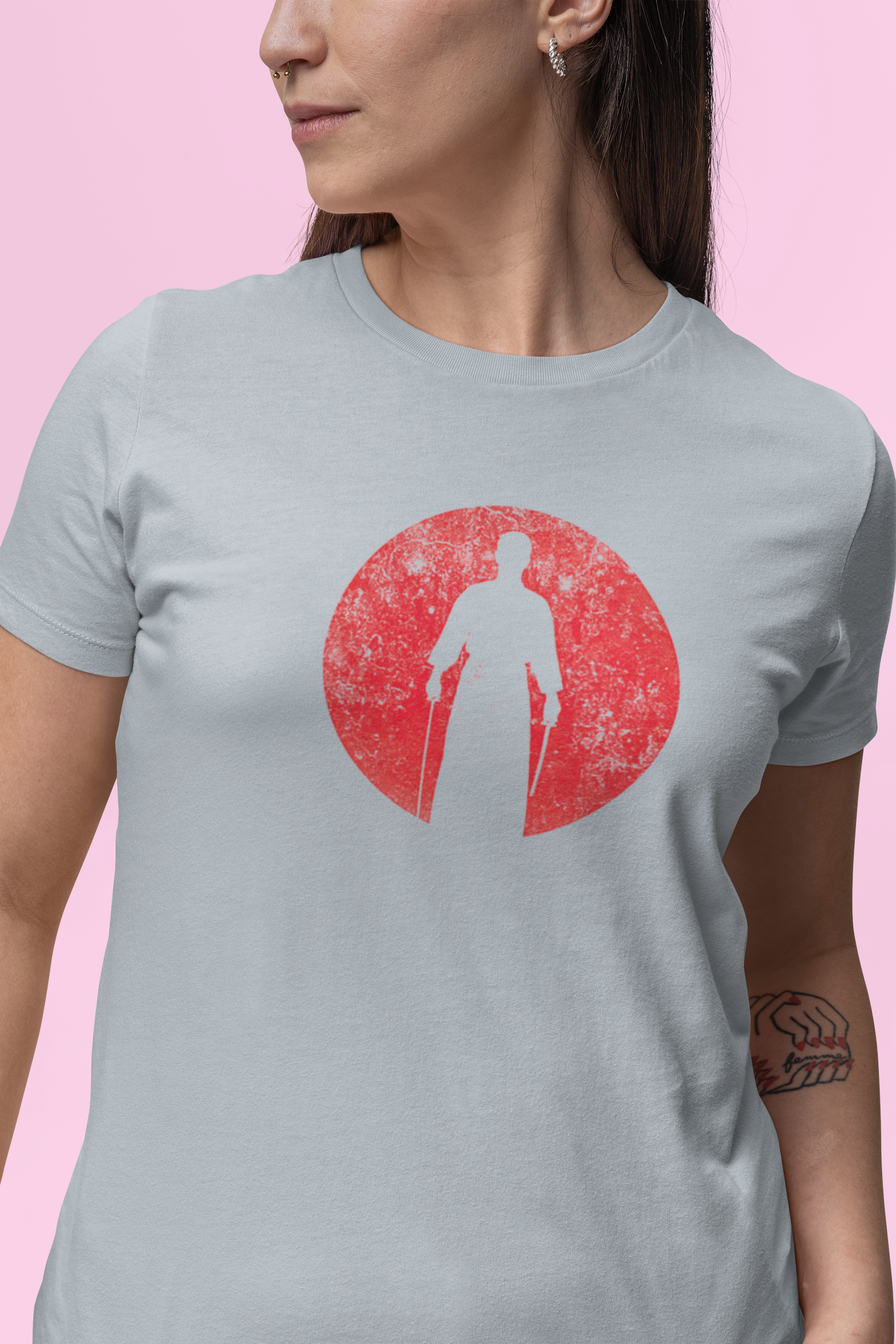 Twin Blades Rising Tee