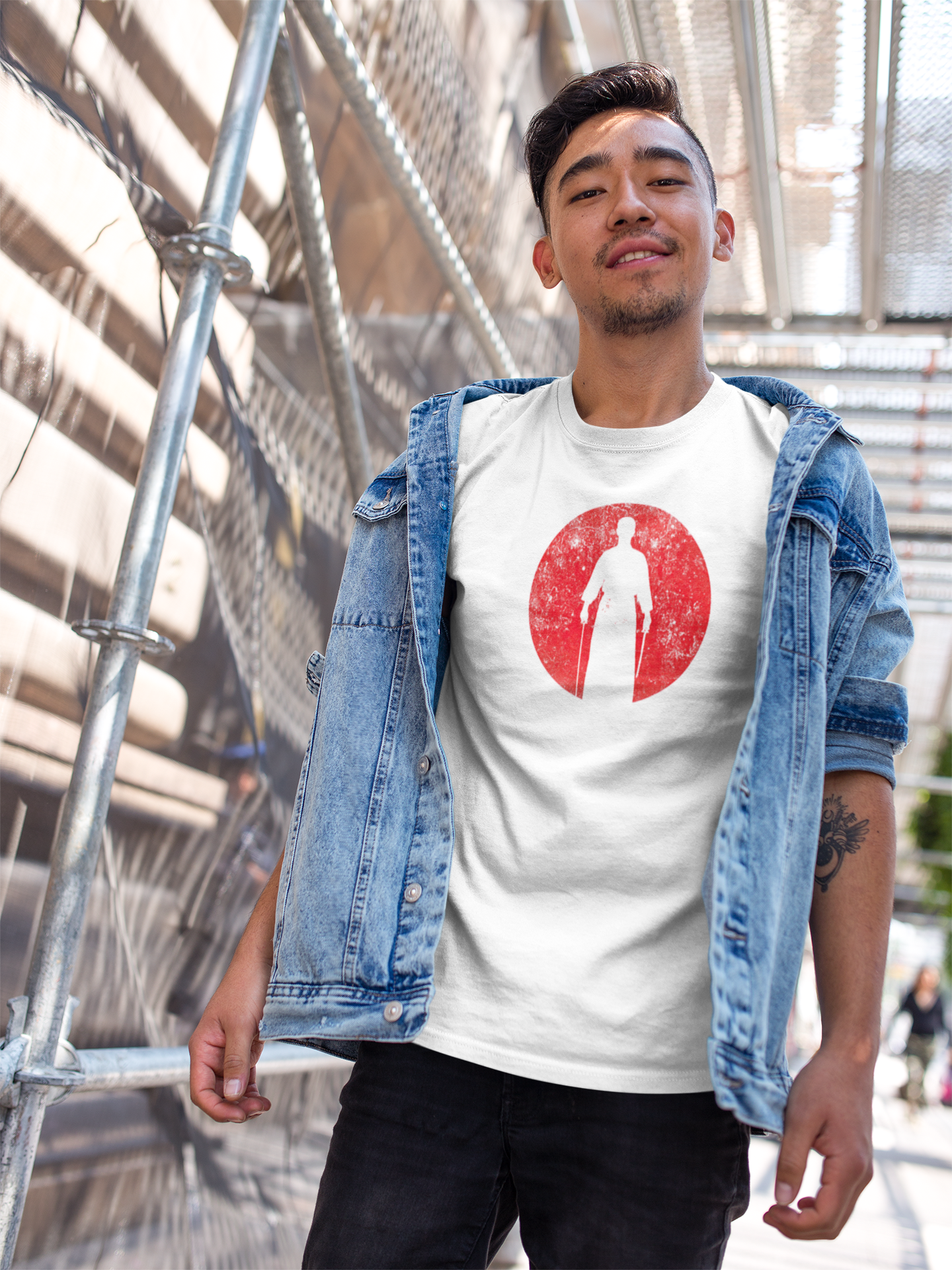 Twin Blades Rising Tee