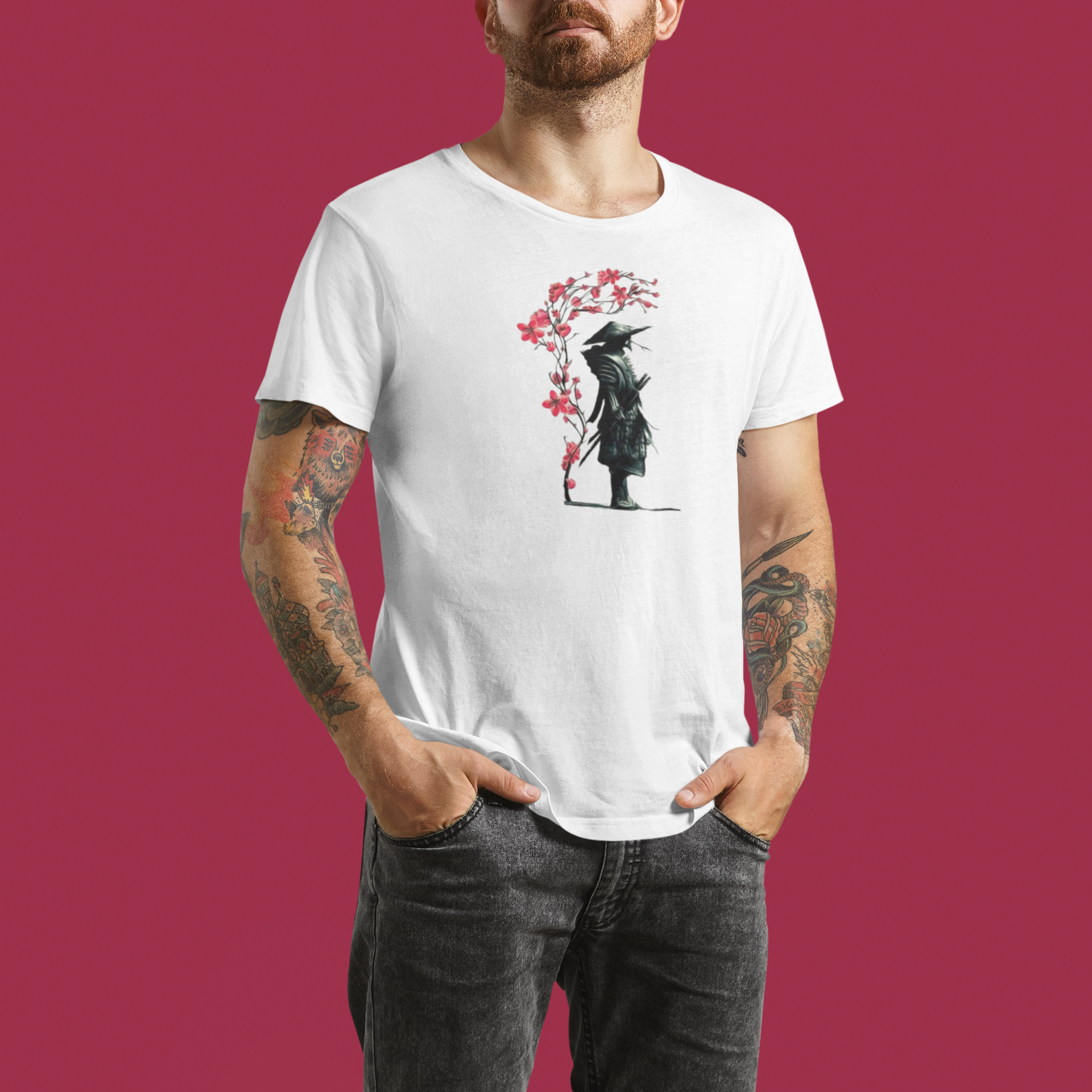 Sakura Sentinel Tee